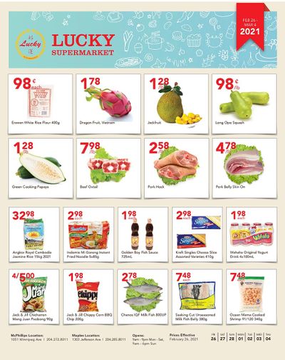 Lucky Supermarket (Winnipeg) Flyer February 26 to March 4