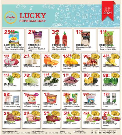 Lucky Supermarket (Calgary) Flyer February 26 to March 4
