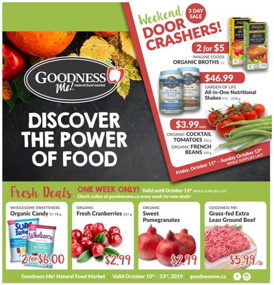 Goodness Me Flyer October 10 to 23