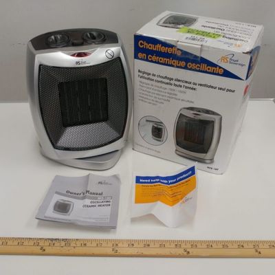 Royal Sovereign Oscillating Ceramic Heater on Sale for $44.97 at Walmart Canada