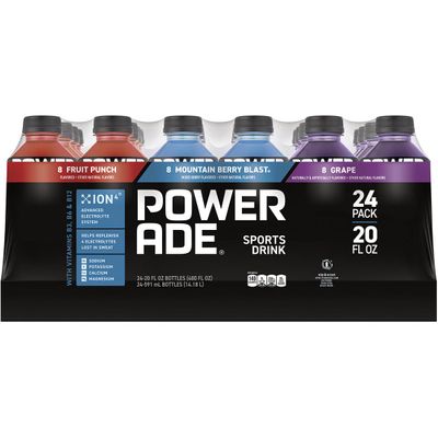 Powerade Team Pack 591ml Bottles Pack of 24 on Sale for $ 14.99 (Save $ 9.00) at Amazon Canada