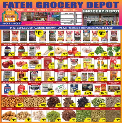 Fateh Grocery Depot Flyer October 11 to 17