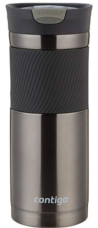 CONTIGO CGOSSH100B01, Snapseal Byron 20-Ounce Vacuum-Insulated Travel Mug (Gunmetal) For $25.20 At Amazon Canada