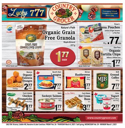 Country Grocer Flyer February 26 to March 4