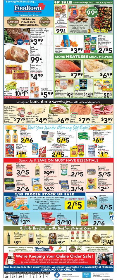 Brooklyn Harvest Market Weekly Ad Flyer February 26 to March 4, 2021