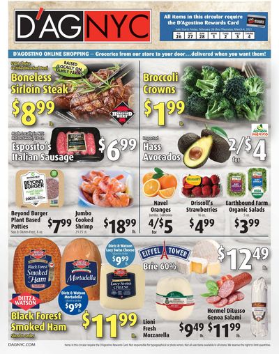 D'Agostino Weekly Ad Flyer February 26 to March 4, 2021