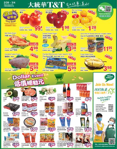 T&T Supermarket (AB) Flyer February 26 to March 4