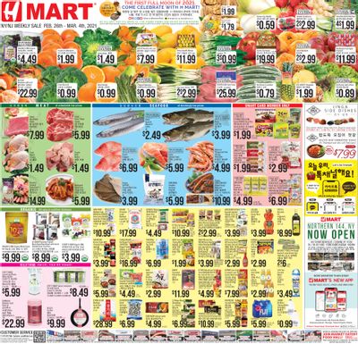H Mart (NY) Weekly Ad Flyer February 26 to March 4, 2021