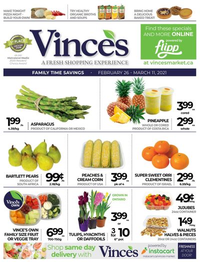 Vince's Market Flyer February 26 to March 11