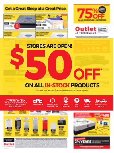 Outlet at Tepperman's Flyer February 26 to March 4