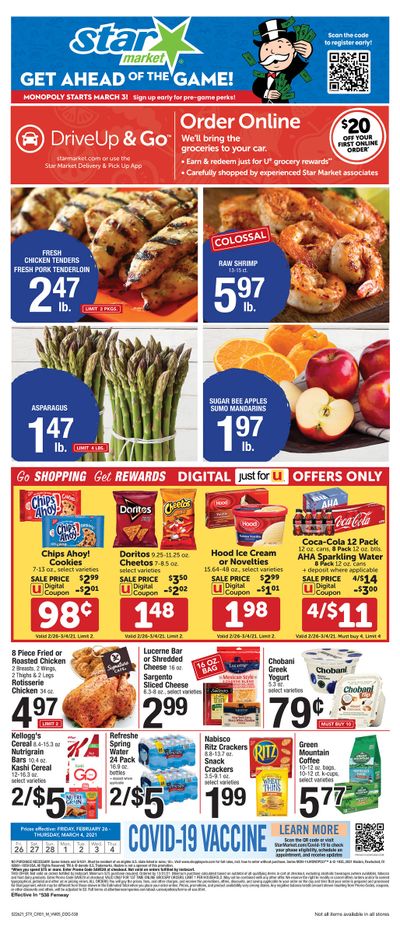 Star Market Weekly Ad Flyer February 26 to March 4, 2021