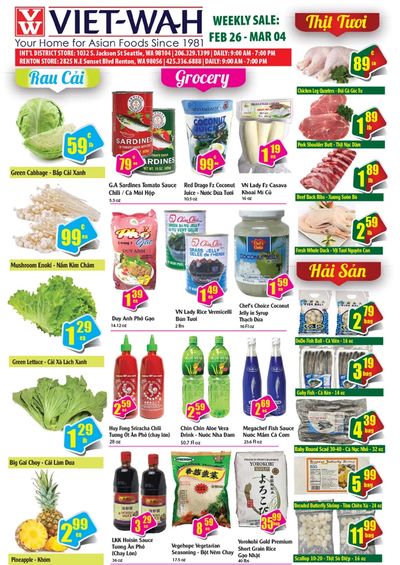 Viet-Wah Weekly Ad Flyer February 26 to March 4, 2021