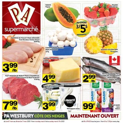 Supermarche PA Flyer March 1 to 7