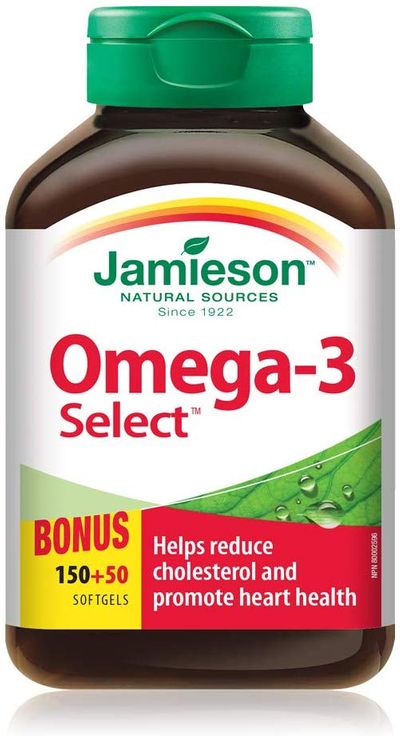 Jamieson Omega-3 Select On Sale for $ 8.99 ( Save $ 3.48 ) at Amazon Canada