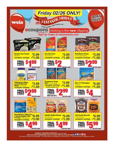 Weis Weekly Ad Flyer February 26 to February 26