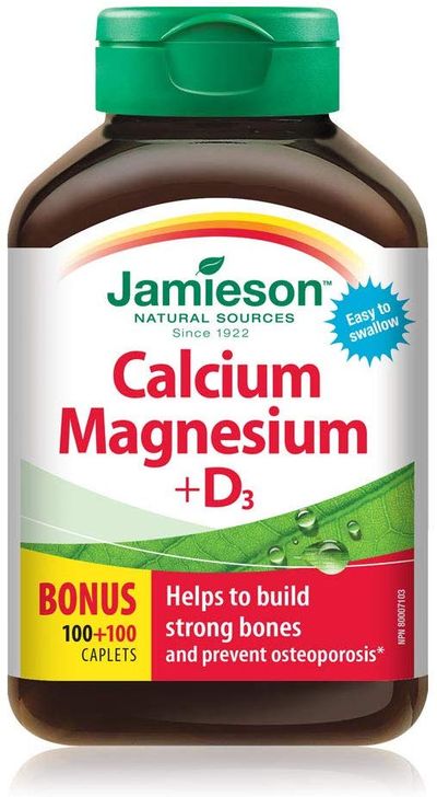 Jamieson Calcium Magnesium + Vitamin D3 On Sale for $ 3.99 ( Save $ 5.98 ) at Amazon Canada