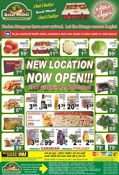 Sabzi Mandi Supermarket Flyer February 26 to March 3