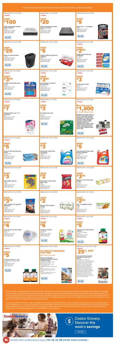 Costco (BC, AB, SK & MB) Weekly Savings February 10 to 16