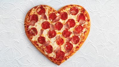 Heart Pizza at Pizza Pizza