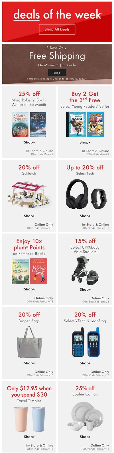 Chapters Indigo Online Deals of the Week February 10 to 16