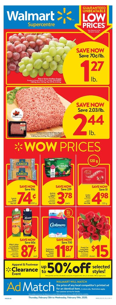 Walmart Supercentre (ON) Flyer February 13 to 19