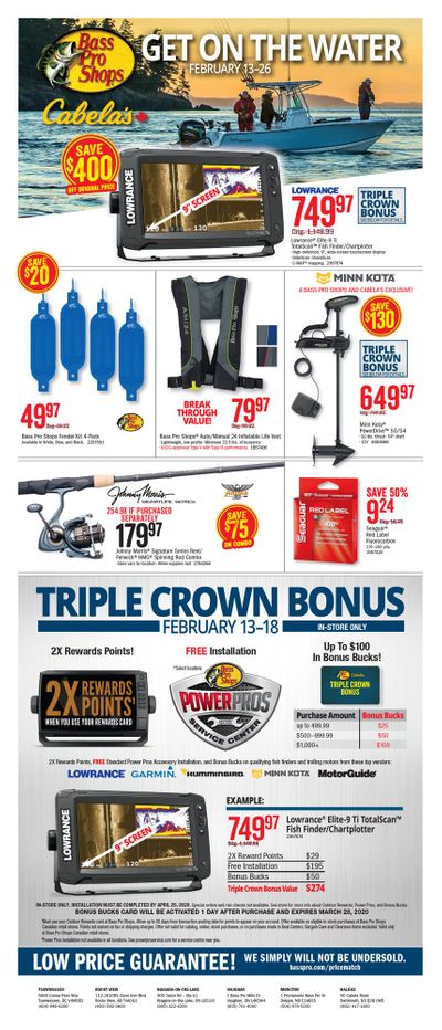 Bass Pro Shops Flyer February 13 to 26
