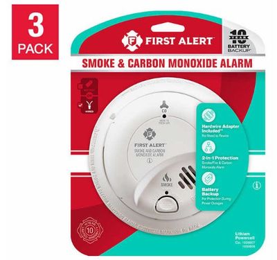 First Alert Hardwired Smoke and Carbon Monoxide Alarm, 3-pack For $94.99 At Costco Canada