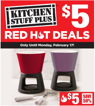 Kitchen Stuff Plus Canada Red Hot Sale: $5 Deals, Save 67% on Precharged Power Bank + More