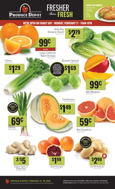 Produce Depot Flyer February 12 to 18