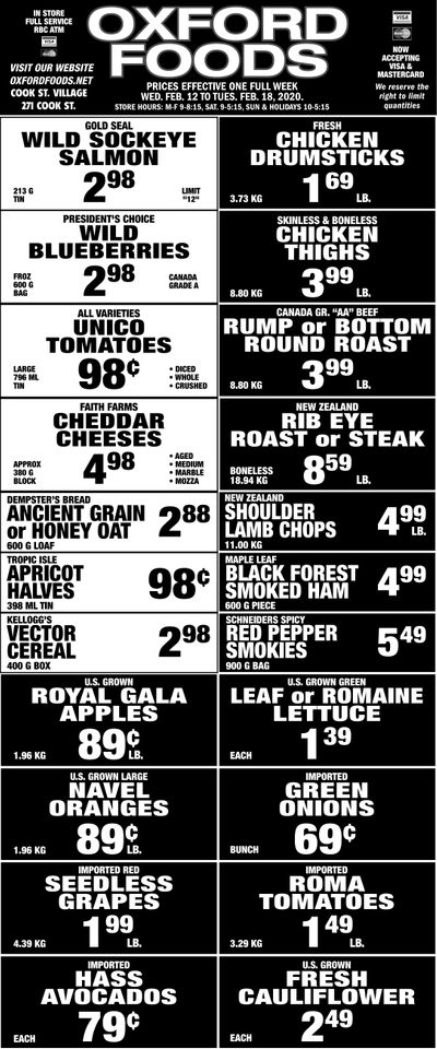 Oxford Foods Flyer February 12 to 18