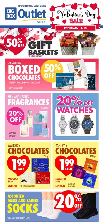 Big Box Outlet Store Flyer February 12 to 16
