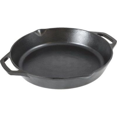 Lodge L10SKL Dual-Handle Cast Iron Pan 12", Black On Sale for $ 43.42 ( Save $ 6.58 ) at Amazon Canada