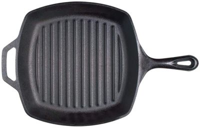 Lodge L8SGP3 Logic Pre-Seasoned Square Grill Pan (Black) On Sale for $ 39.94 at Amazon Canada