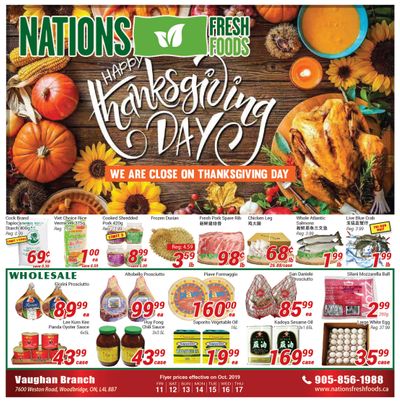 Nations Fresh Foods (Vaughan) Flyer October 11 to 17