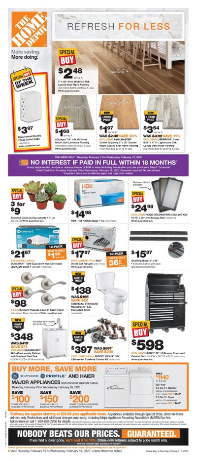 Home Depot (BC) Flyer February 13 to 19