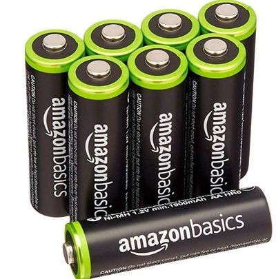 AmazonBasics AA Rechargeable Batteries (8-Pack) Pre-charged - Battery Packaging May Vary For At Amazon Canada