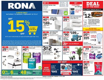 Rona (West) Flyer February 13 to 19