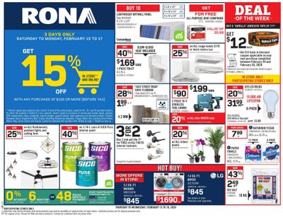 Rona (ON) Flyer February 13 to 19