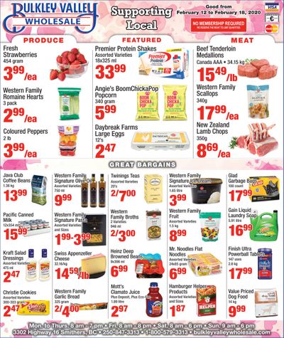Bulkley Valley Wholesale Flyer February 12 to 18