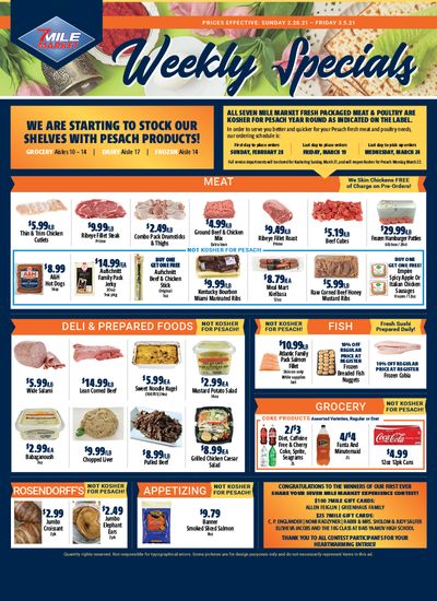 7 Mile Market Weekly Ad Flyer February 28 to March 5, 2021