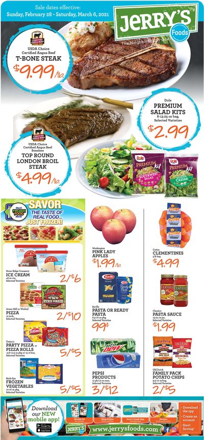 Jerry's Food Weekly Ad Flyer February 28 to March 6, 2021