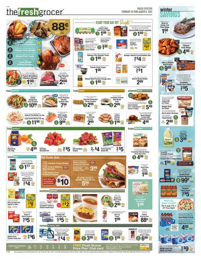 The Fresh Grocer Weekly Ad Flyer February 28 to March 6, 2021