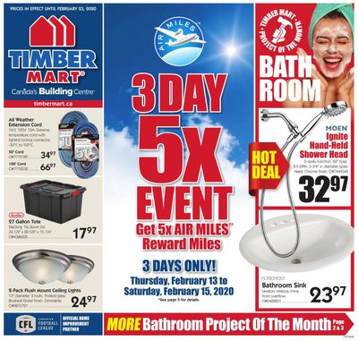 Timber Mart Flyer February 12 to 23