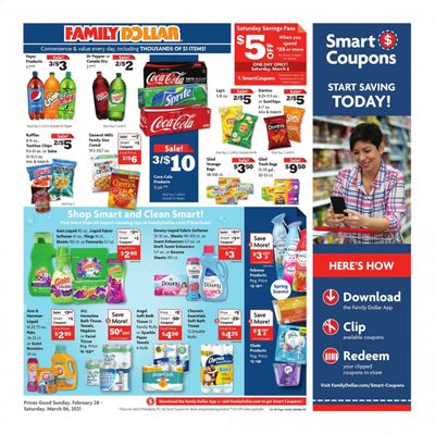 Family Dollar Weekly Ad Flyer February 28 to March 6