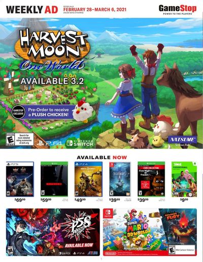 GameStop Weekly Ad Flyer February 28 to March 6
