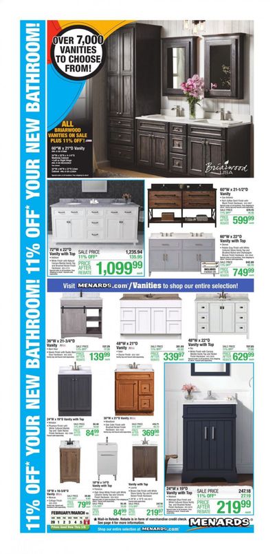 Menards Weekly Ad Flyer February 28 to March 6