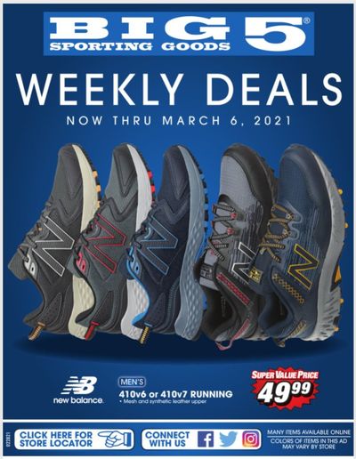 Big 5 Weekly Ad Flyer February 28 to March 6