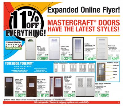 Menards Weekly Ad Flyer February 28 to March 6