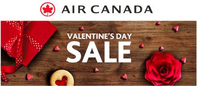 Air Canada Valentine’s Day Flights Tickets Sale!