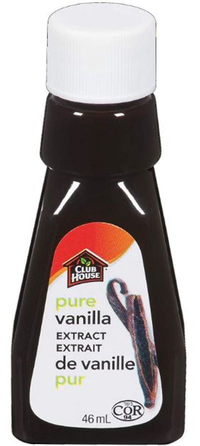 Club House, Quality Baking & Flavouring Extracts, Pure Vanilla, 46ml For $6.88 At Amazon Canada